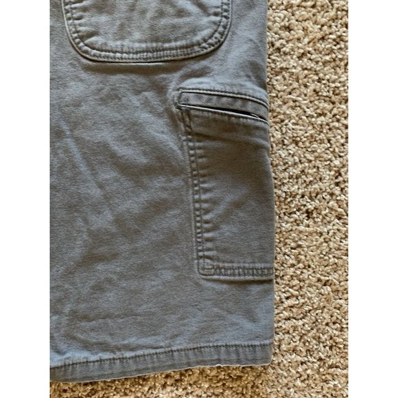 Carhartt Men's 40 Relaxed Fit Grey Canvas Carpenter Shorts 102514-039 EUC - Picture 6 of 11